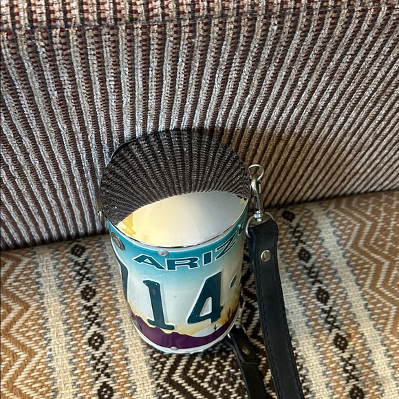 VINTAGE Arizona License Plate Crossbody Bag - Picture 8 of 9